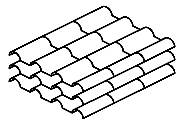 Construction Dumpster Rental 10 roof tile sheet stack pile of building vector 41118235
