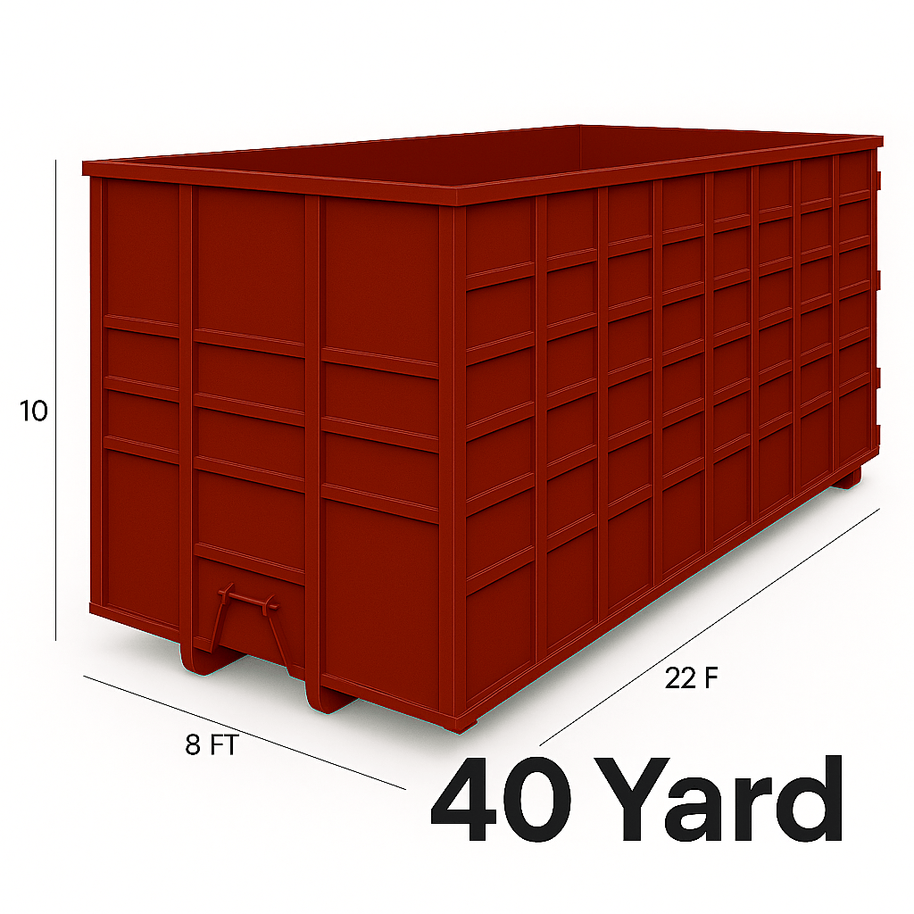 Construction Dumpster Rental 9 40 yard construction dumpster