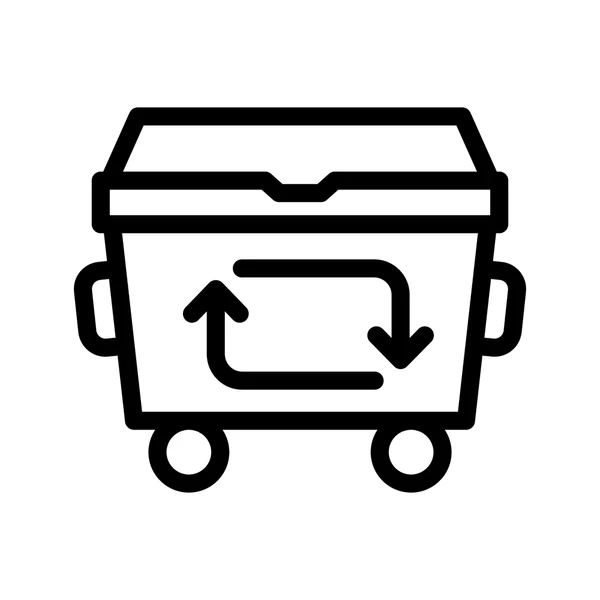 Dumpster Sizes 9 dumpster line icon illustration vector 600nw 2446968077
